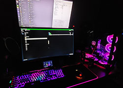 Gabe's computer setup